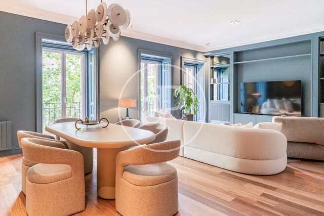 Appartement de 4 chambres à louer à Castellana, Madrid ville - 7 300 € (Ref: 9023203)