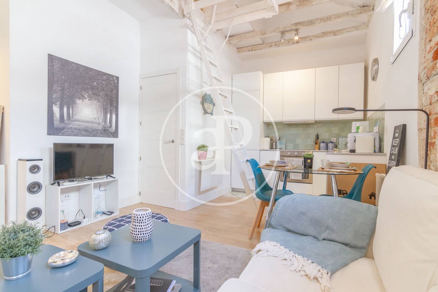 1 quarto Apartamento para arrendar em Madrid cidade - 1 800 € (Ref: 9051348)
