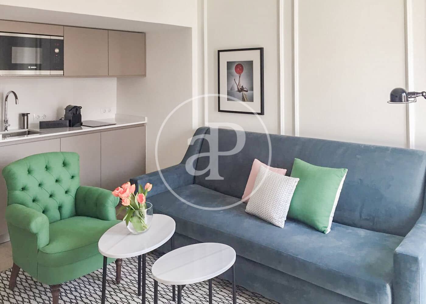 1 quarto Apartamento para arrendar em Madrid cidade - 2 000 € (Ref: 9062645)