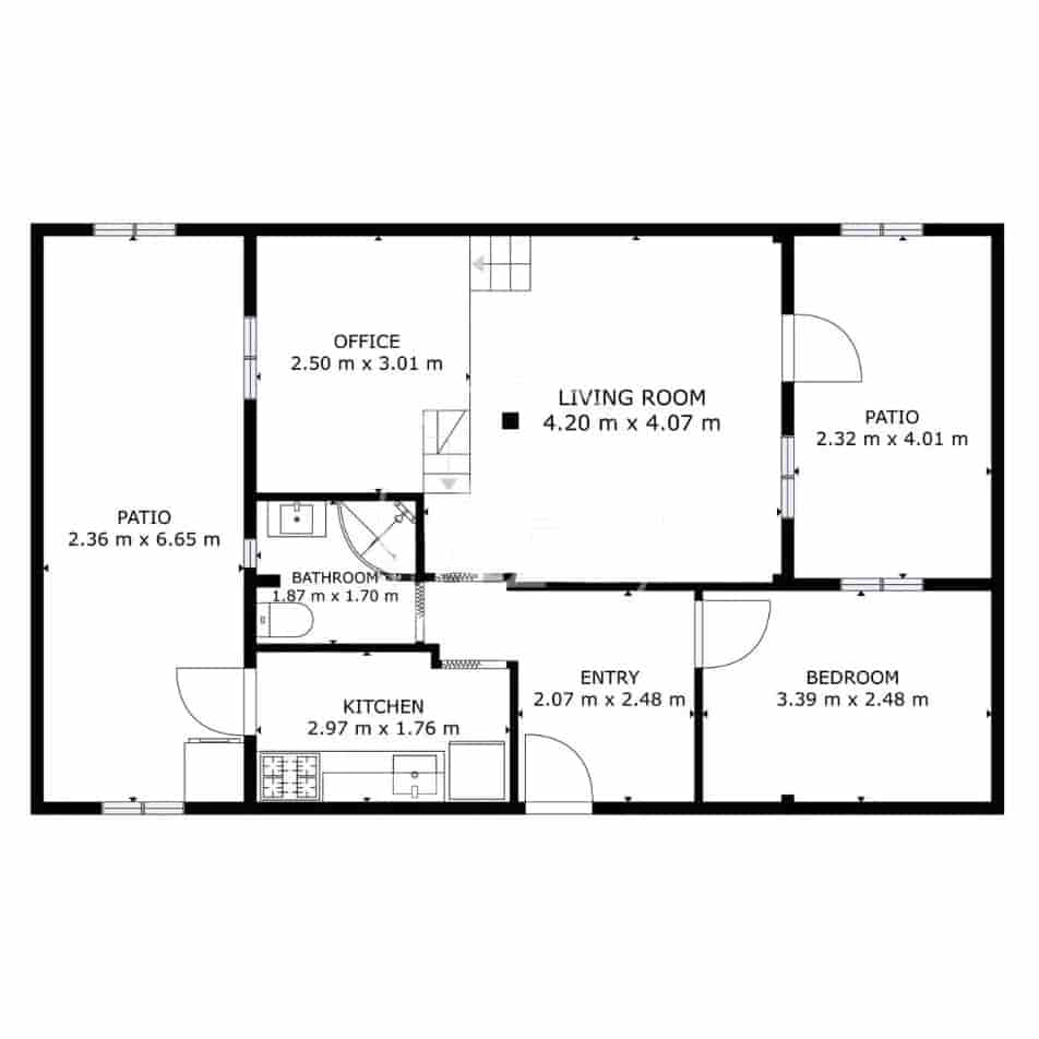 1 makuuhuone Huoneisto myytävänä paikassa Madrid kaupunki - 598 000 € (Ref: 9108958)