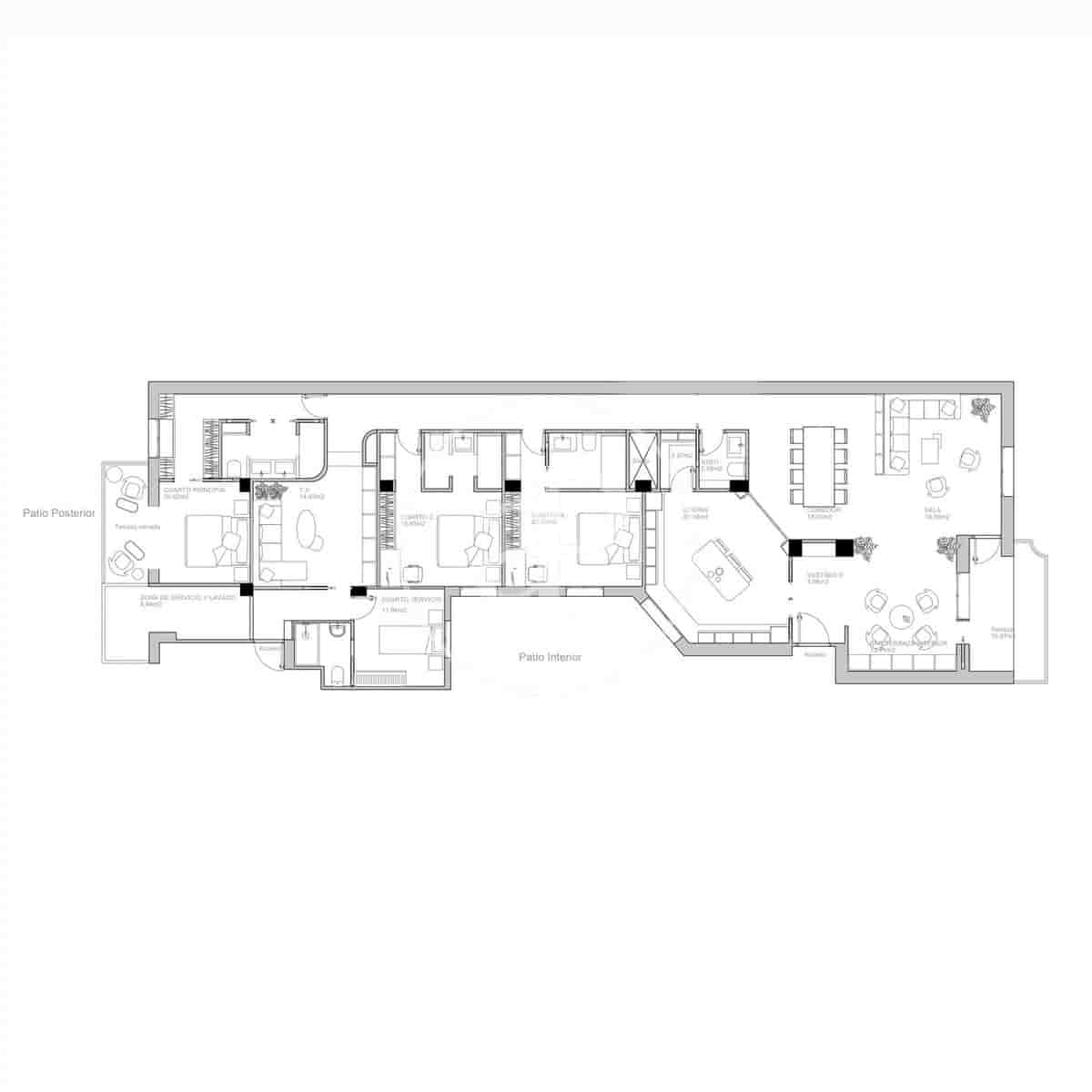 4 soveværelse Lejlighed til salg i Madrid by - € 4.250.000 (Ref: 9108962)