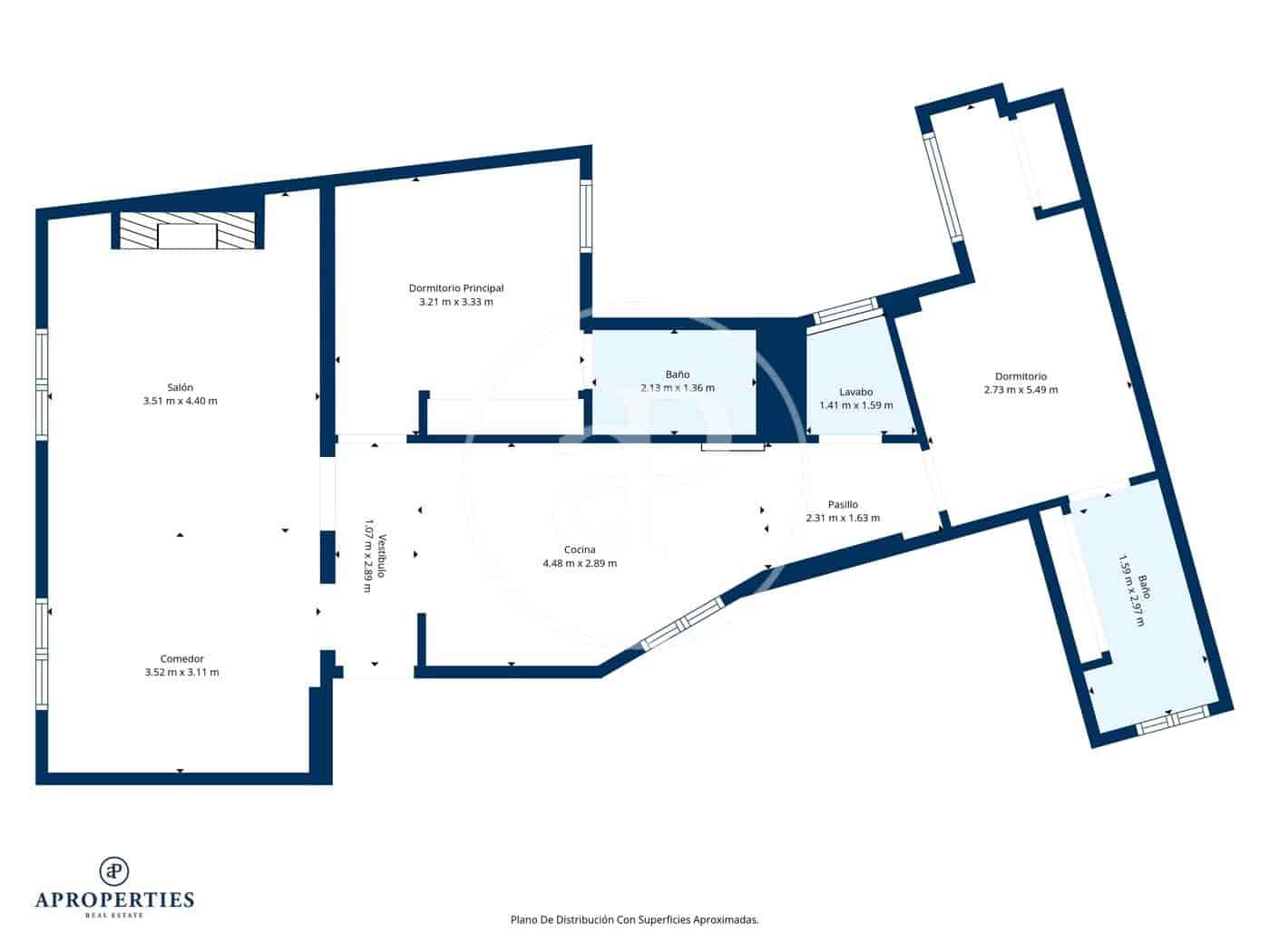 2 soveværelse Lejlighed til salg i Madrid by - € 1.385.000 (Ref: 9110583)