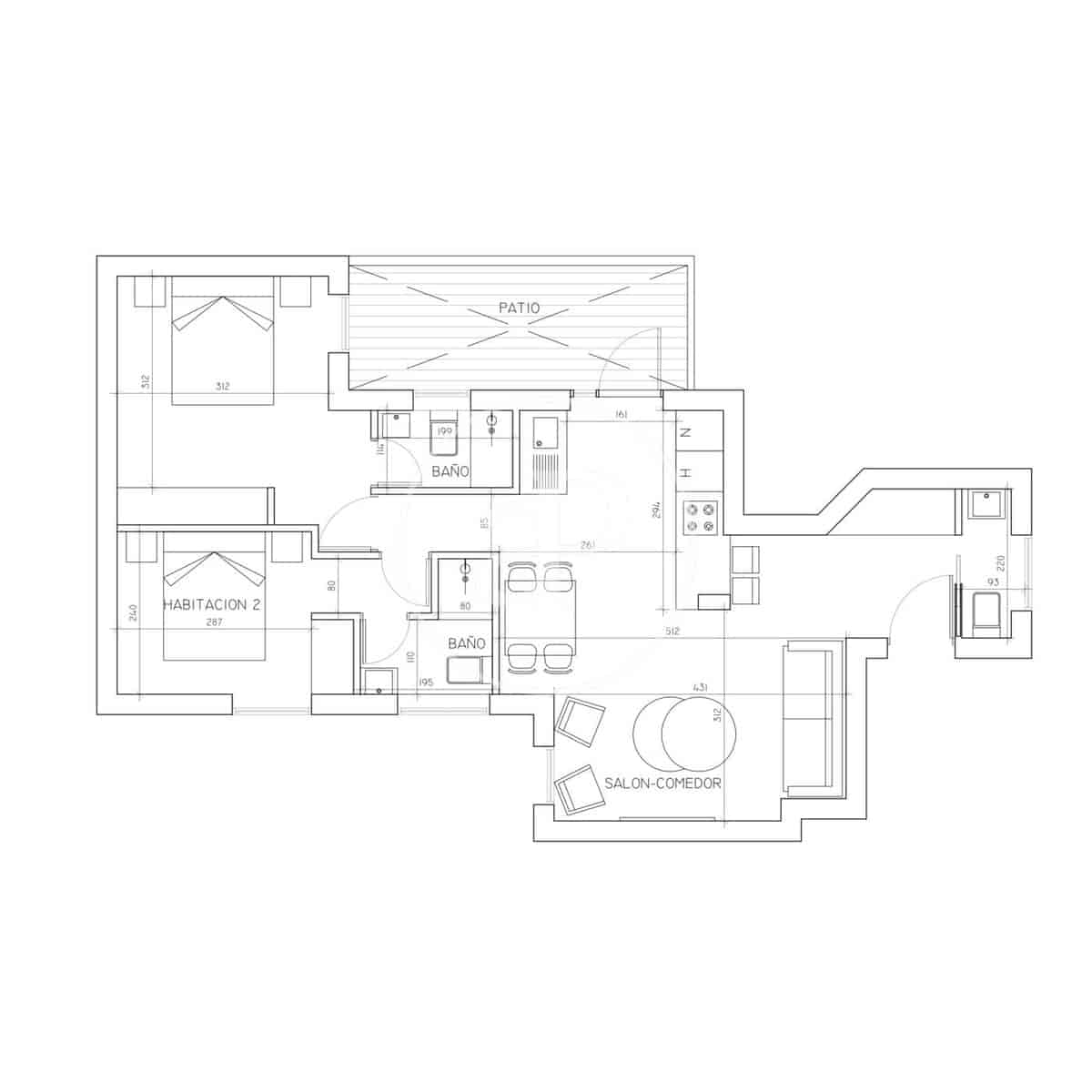 Apartamento de 2 habitaciones en Madrid ciudad en venta - 780.000 € (Ref: 9112570)