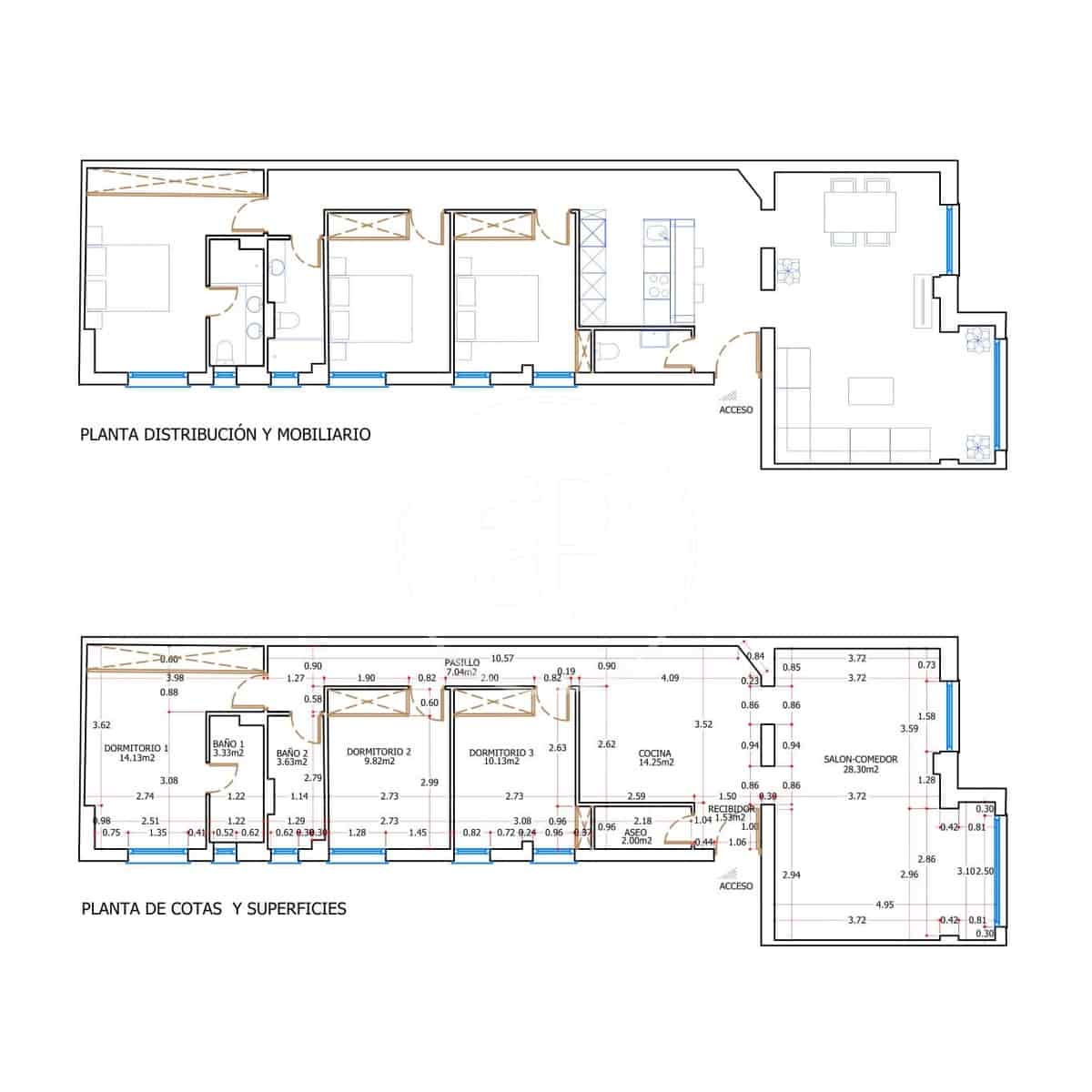 3 soveværelse Lejlighed til salg i Madrid by - € 1.670.000 (Ref: 9129970)
