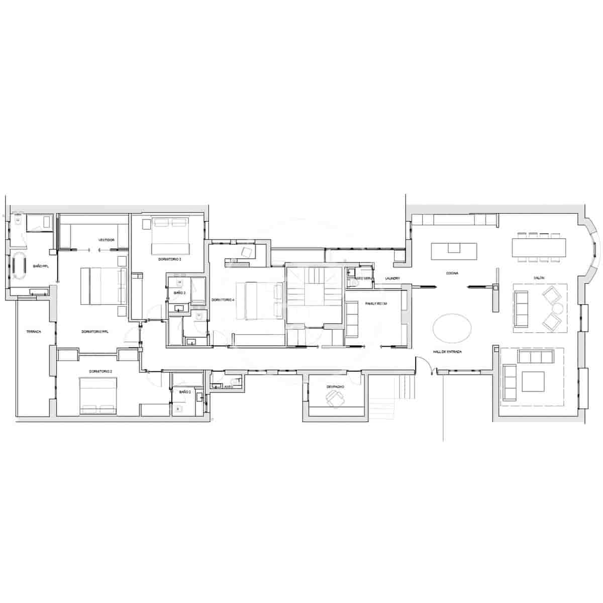 4 soveværelse Lejlighed til salg i Madrid by - € 7.200.000 (Ref: 9147462)