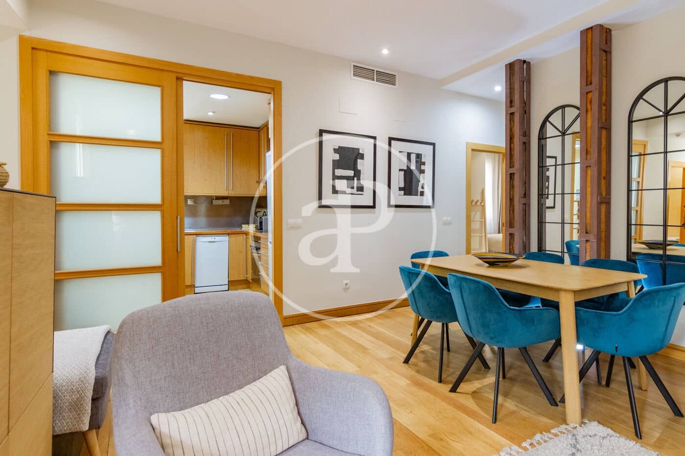 Appartement de 2 chambres à louer à Madrid ville - 3 000 € (Ref: 9152436)