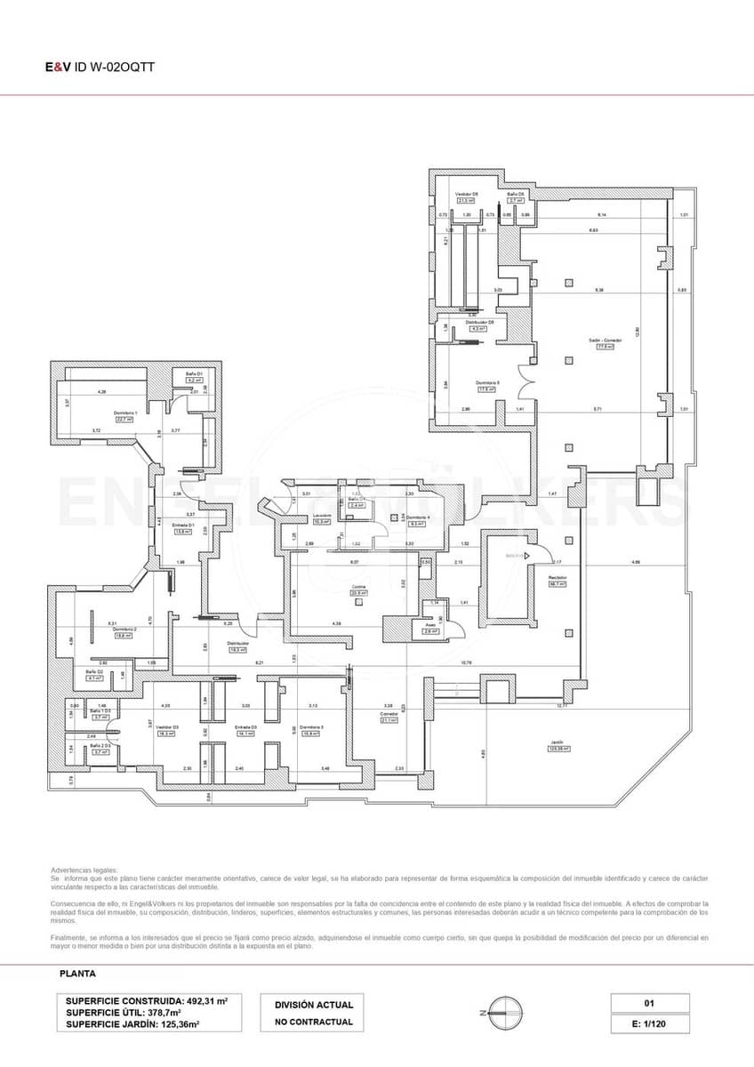 6 soverom Leilighet til leie i Madrid by - € 21 000 (Ref: 9208577)