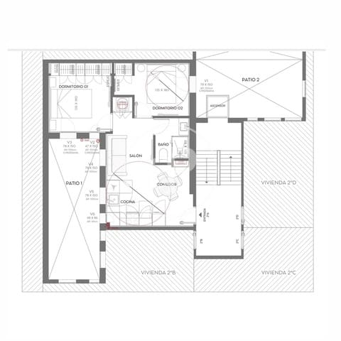 2 bedroom Apartment for sale in Ibiza, Madrid city - € 683,730 (Ref: 9232913)