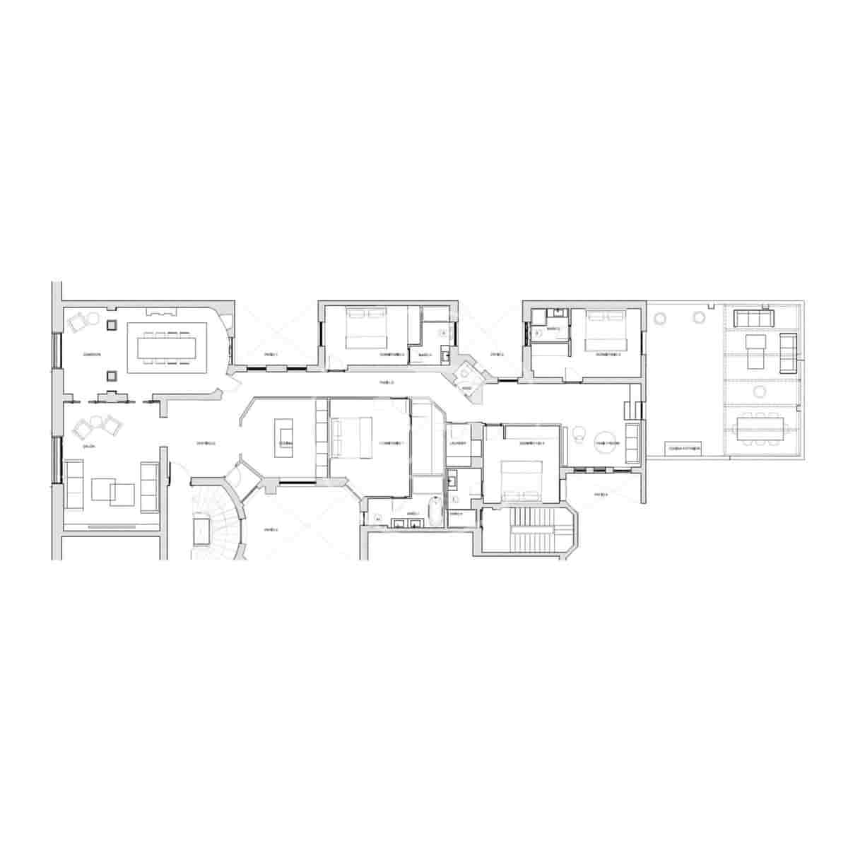 4 soveværelse Lejlighed til salg i Madrid by - € 7.200.000 (Ref: 9257303)