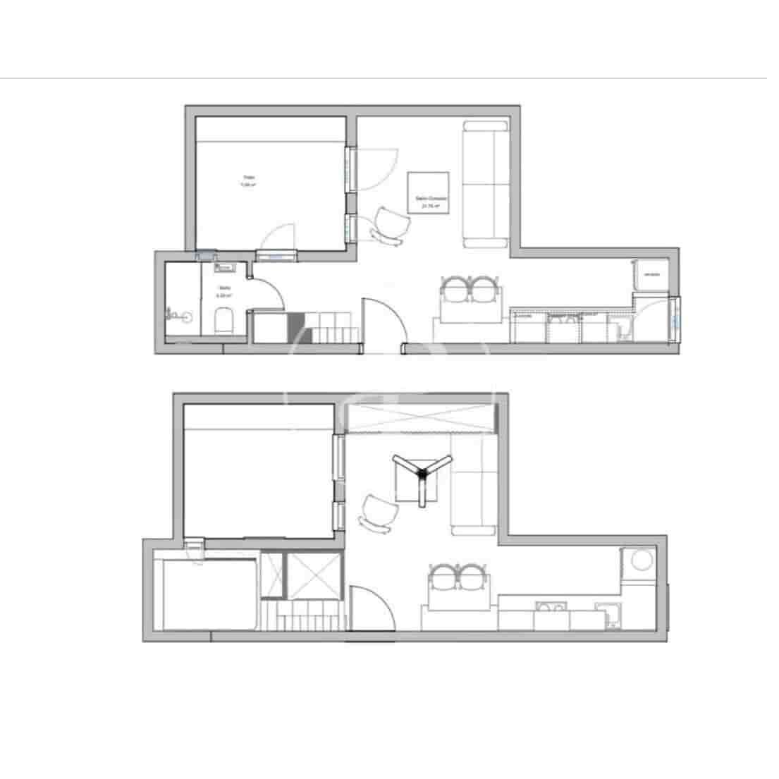 1 soveværelse Lejlighed til salg i Madrid by - € 350.000 (Ref: 9258129)