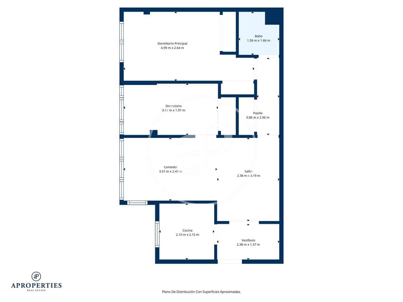 2 soveværelse Lejlighed til leje i Madrid by - € 1.350 (Ref: 9269739)