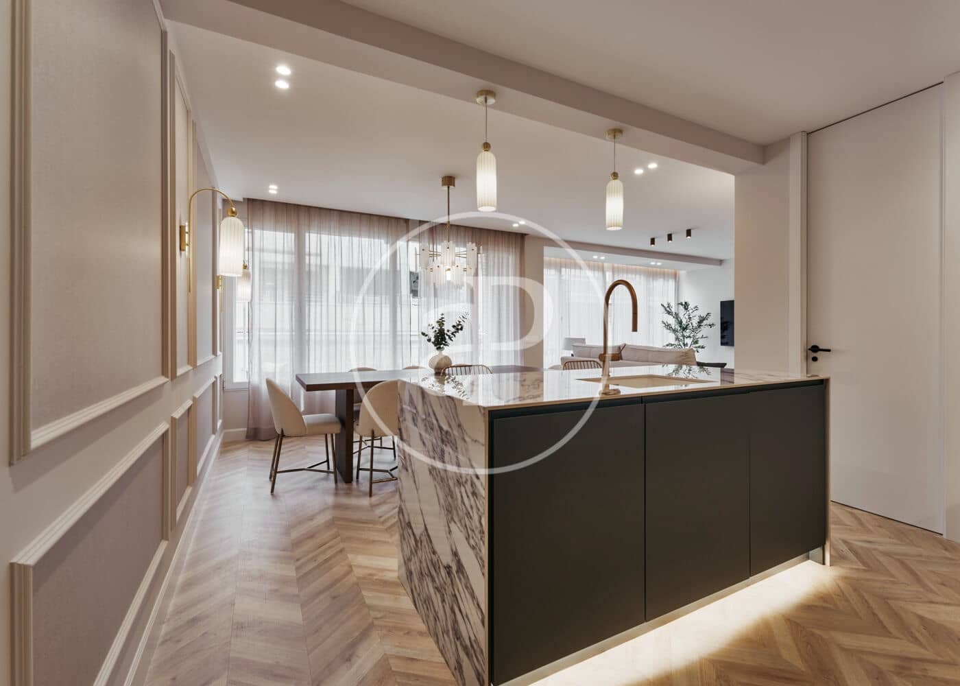 3 soveværelse Lejlighed til salg i Madrid by - € 1.709.000 (Ref: 9271469)