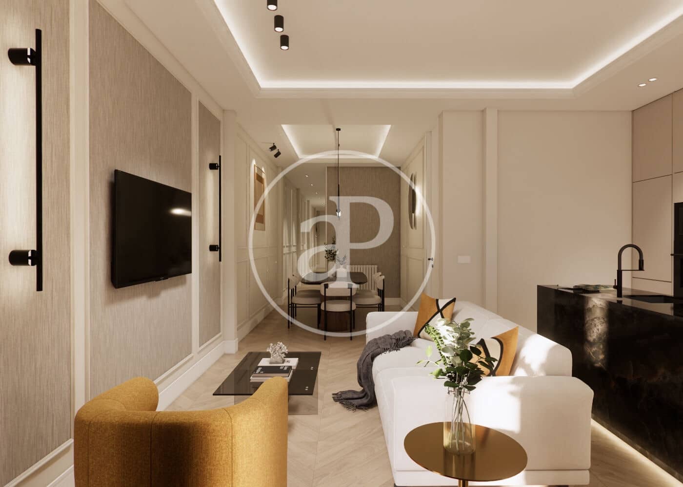 2 soveværelse Lejlighed til salg i Madrid by - € 1.309.000 (Ref: 9271470)