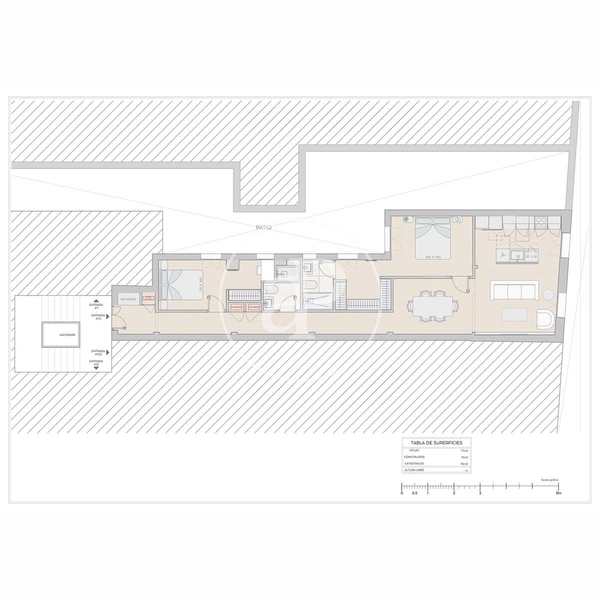 2 soveværelse Lejlighed til salg i Madrid by - € 1.309.000 (Ref: 9271470)