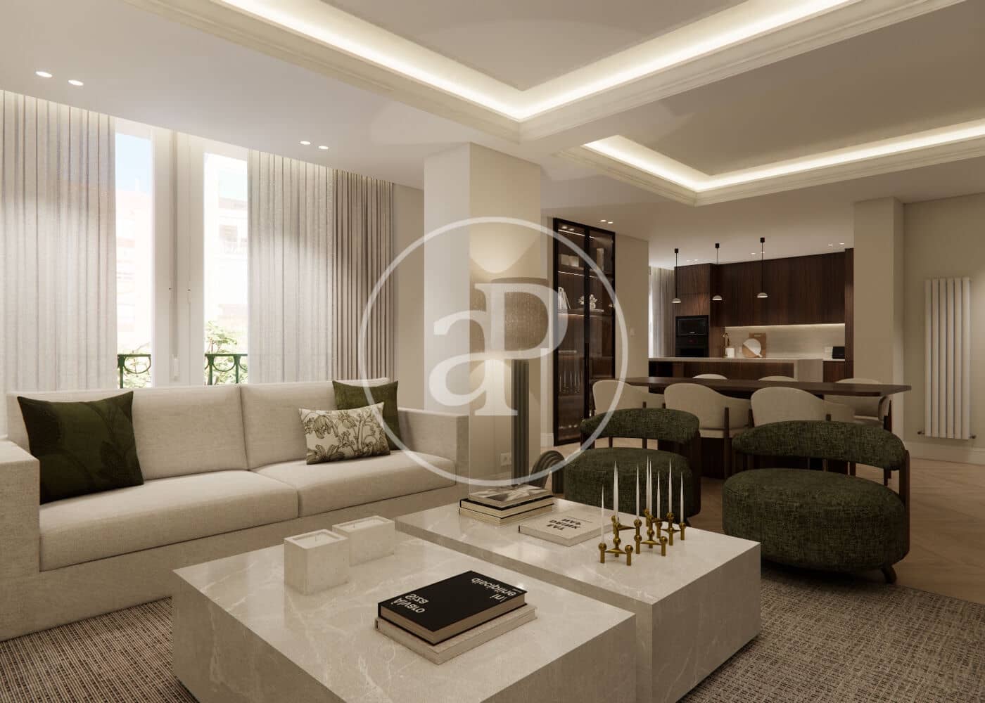 3 soveværelse Lejlighed til salg i Madrid by - € 1.659.000 (Ref: 9291571)