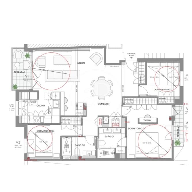 3 sypialnia Apartament na sprzedaż w Miasto Madryt - 1 549 000 € (Ref: 9291573)