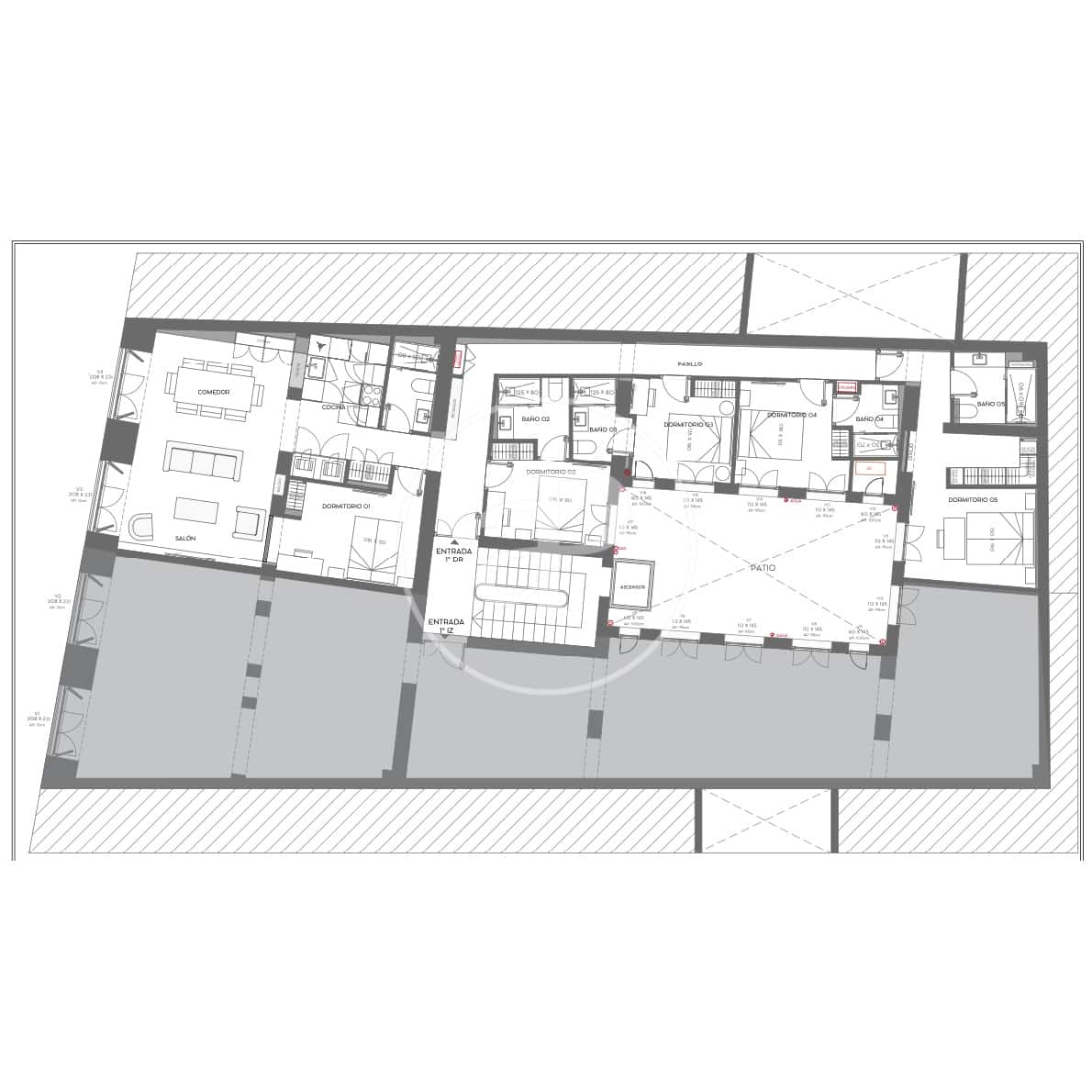 5 soveværelse Lejlighed til salg i Madrid by - € 1.099.000 (Ref: 9291580)