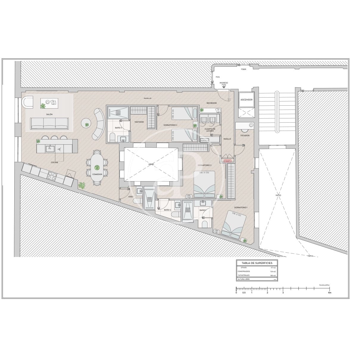 3 sovrum Lägenhet till salu i Madrid stad - 1 729 000 € (Ref: 9291582)