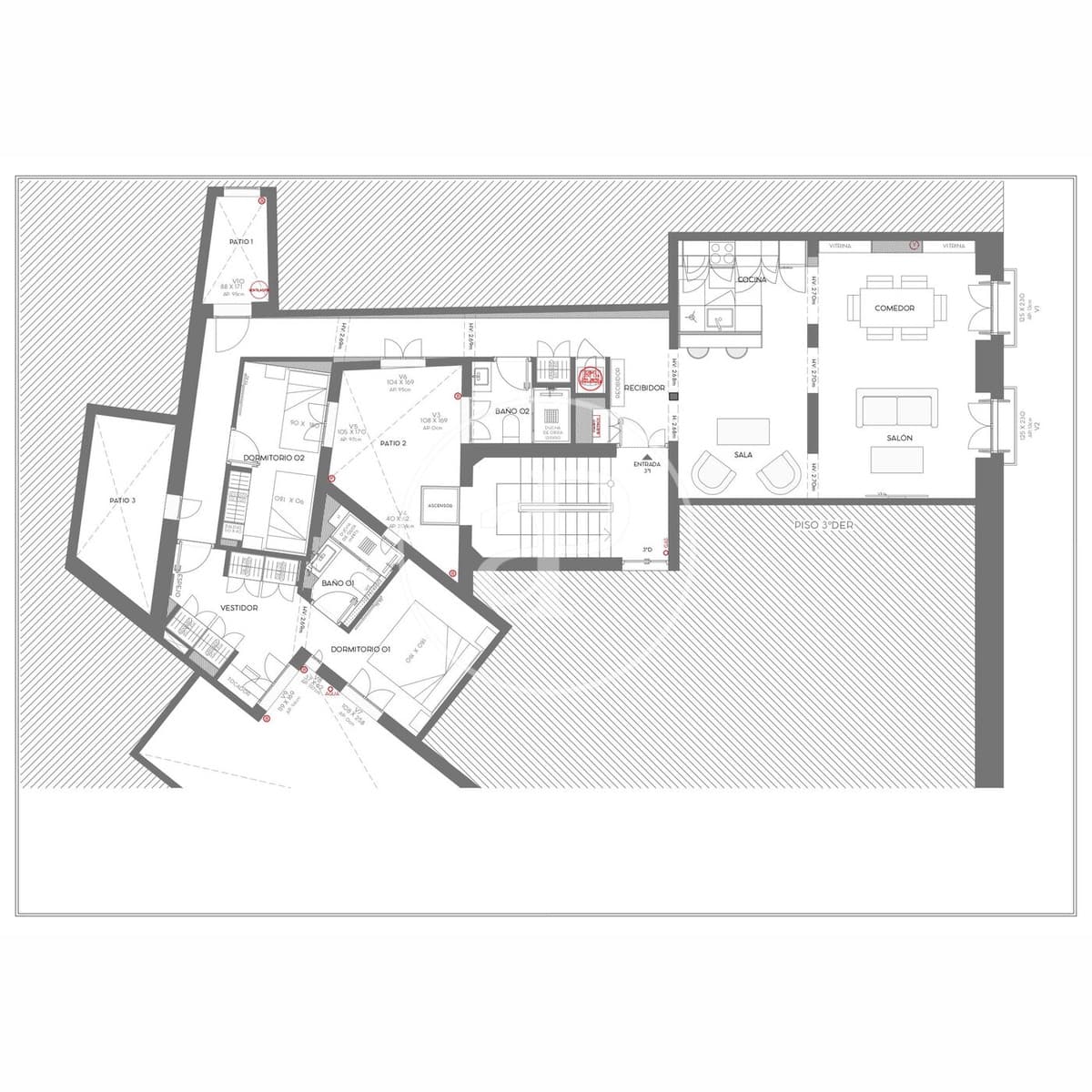 2 sovrum Lägenhet till salu i Madrid stad - 1 139 000 € (Ref: 9291583)