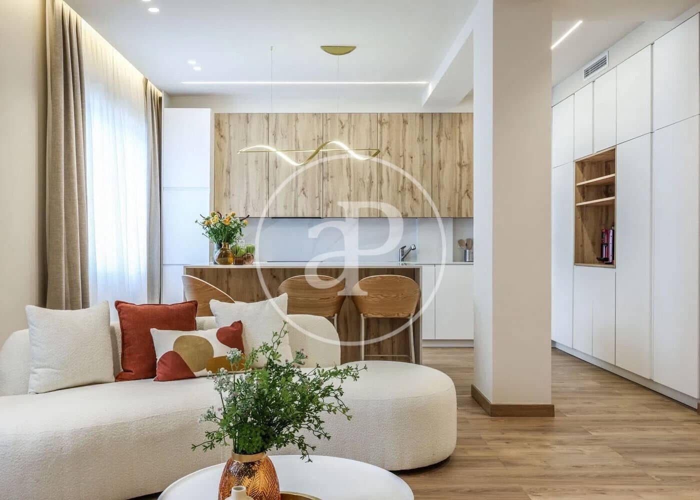 3 soveværelse Lejlighed til leje i Madrid by med garage - € 3.500 (Ref: 9291606)