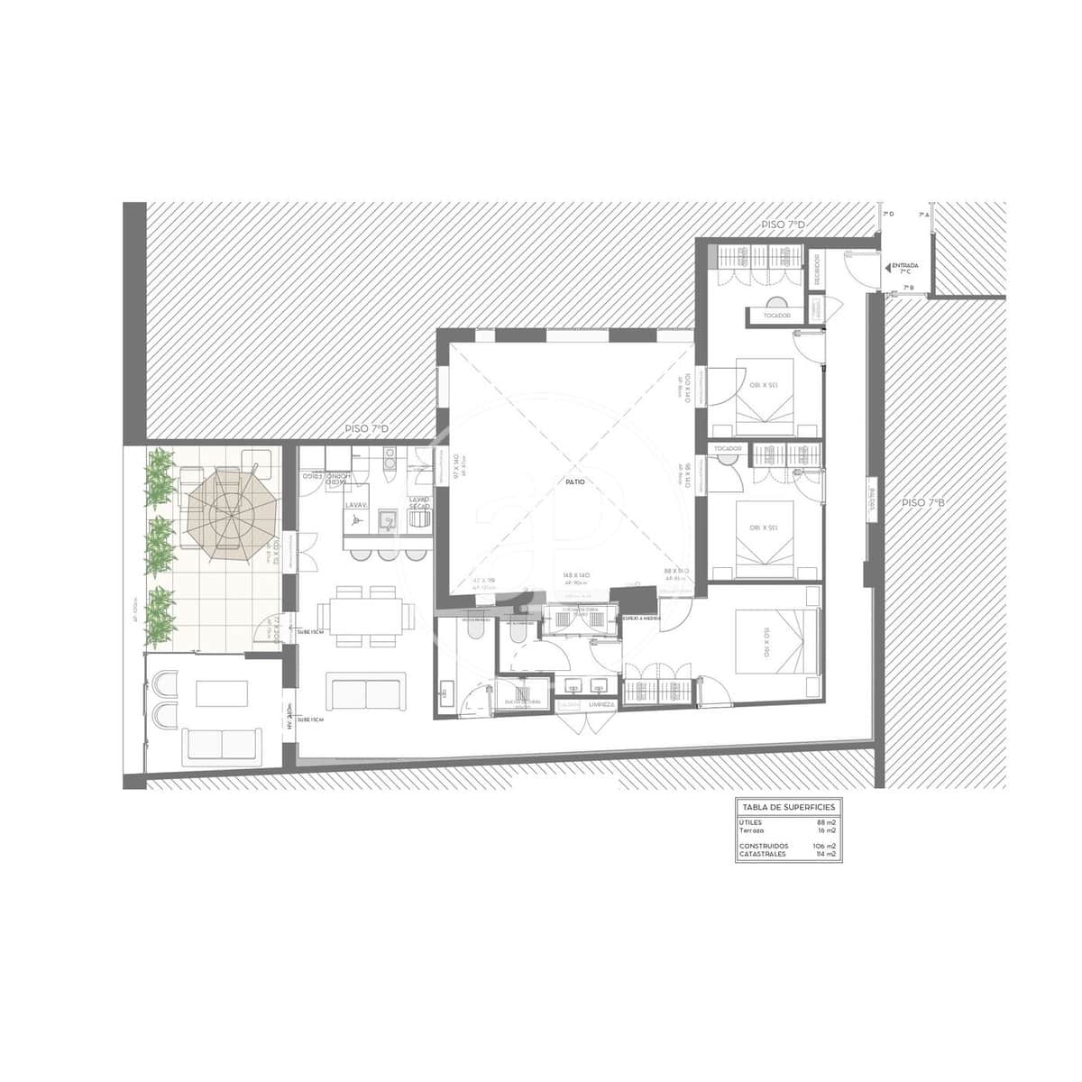 3 bedroom Apartment for sale in Madrid city - € 1,900,000 (Ref: 9294564)