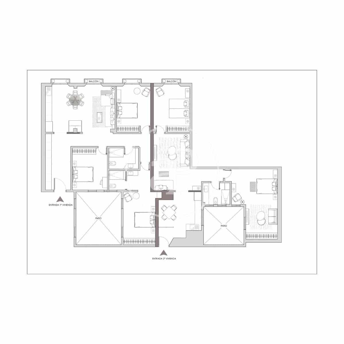 5 Zimmer Apartment zu verkaufen in Madrid Stadt - 1.500.000 € (Ref: 9330649)