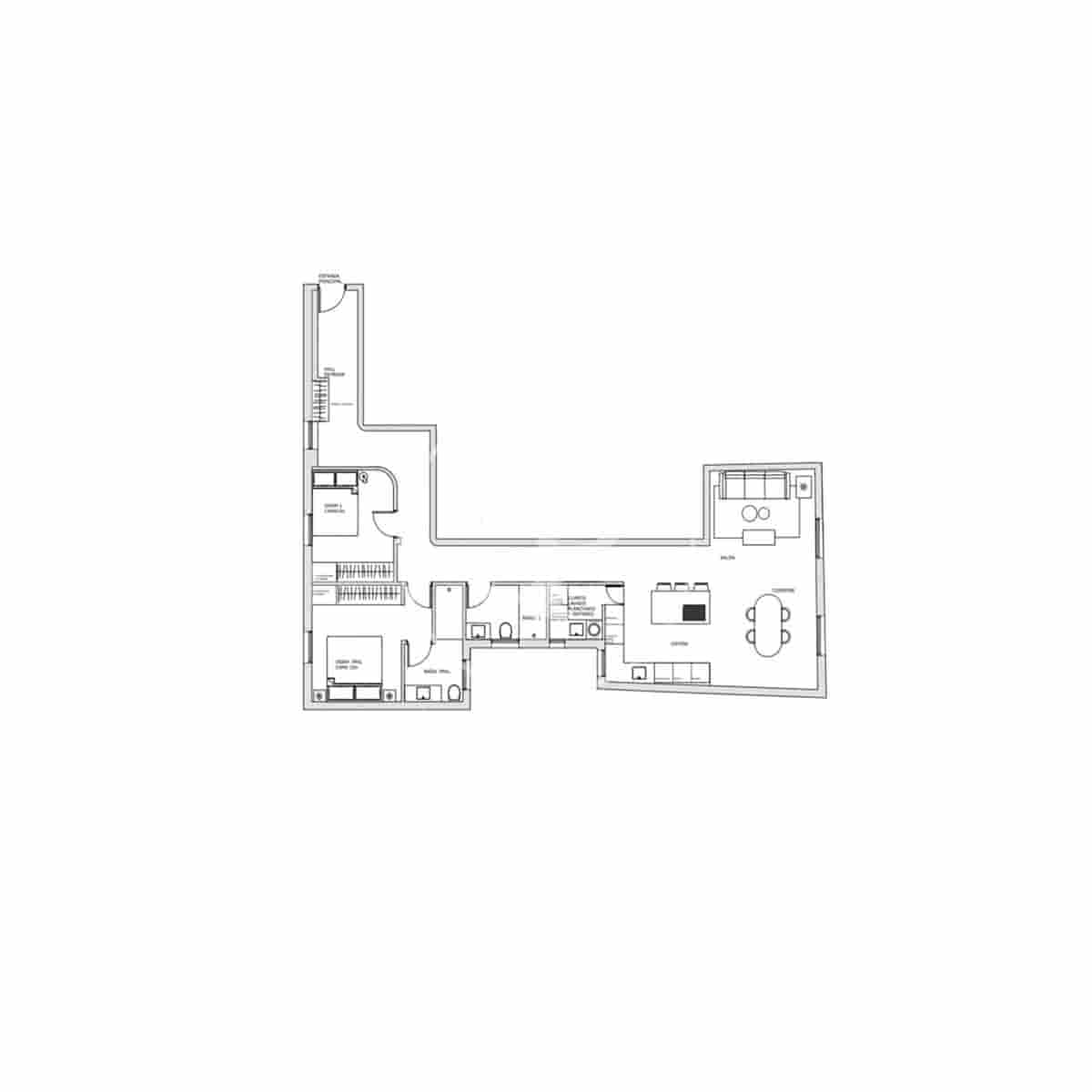 2 camera da letto Appartamento in vendita in Madrid citta - 998.000 € (Rif: 9330650)