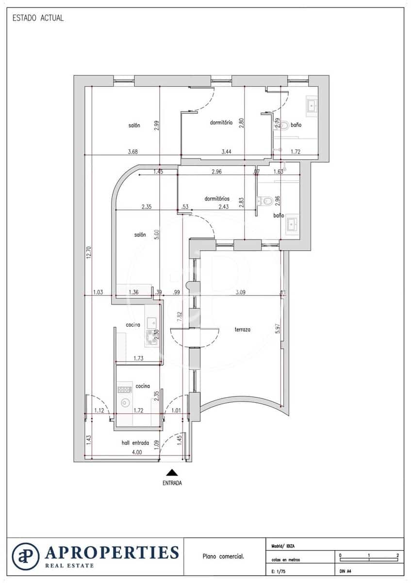 2 makuuhuone Huoneisto myytävänä paikassa Madrid kaupunki - 690 000 € (Ref: 9334976)