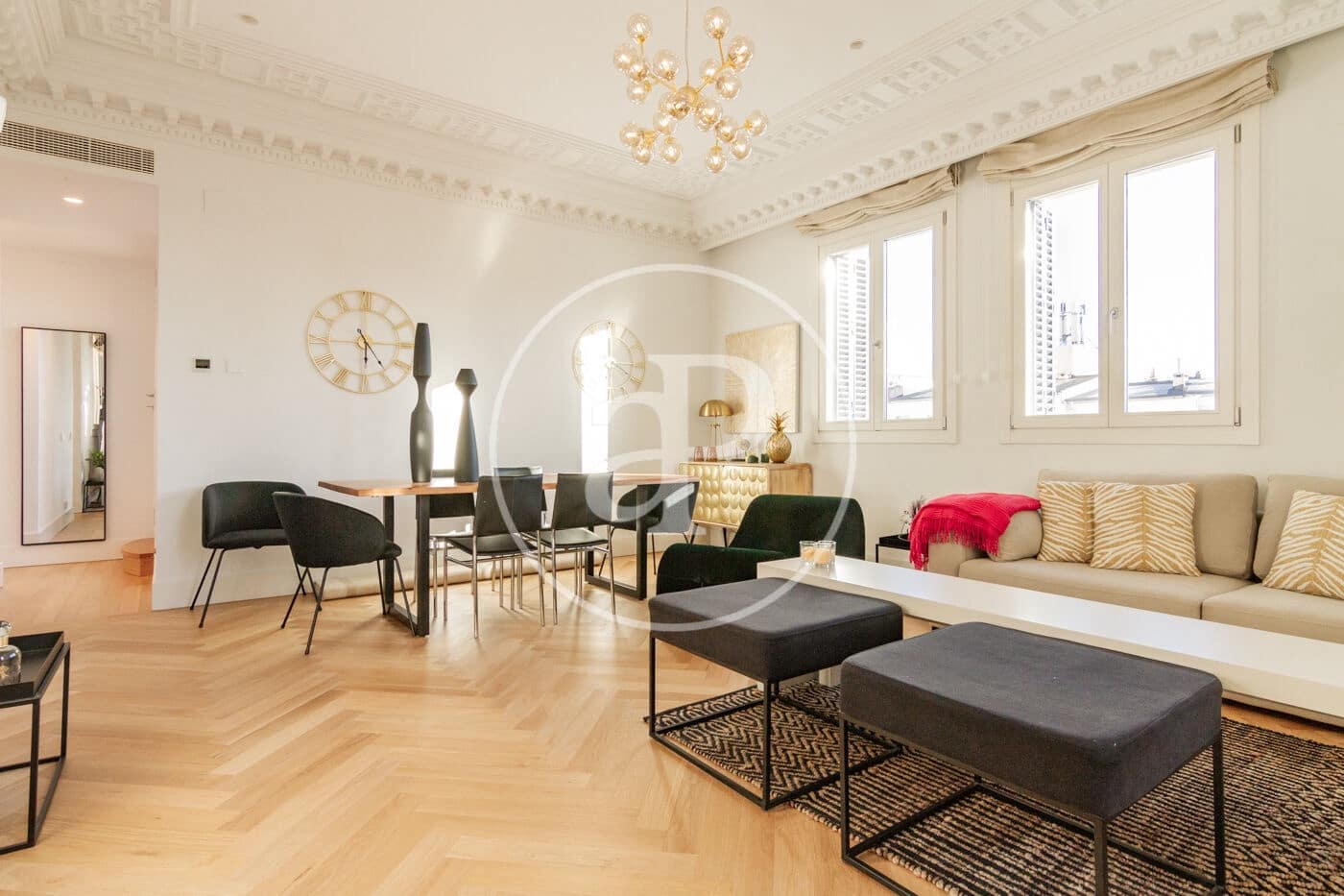 2 quarto Apartamento para arrendar em Madrid cidade - 6 500 € (Ref: 9341216)