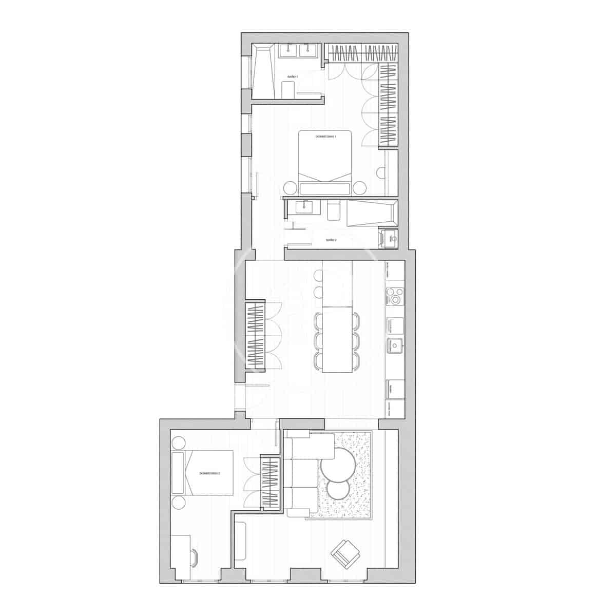 2 bedroom Apartment for sale in Madrid city - € 860,000 (Ref: 9353627)