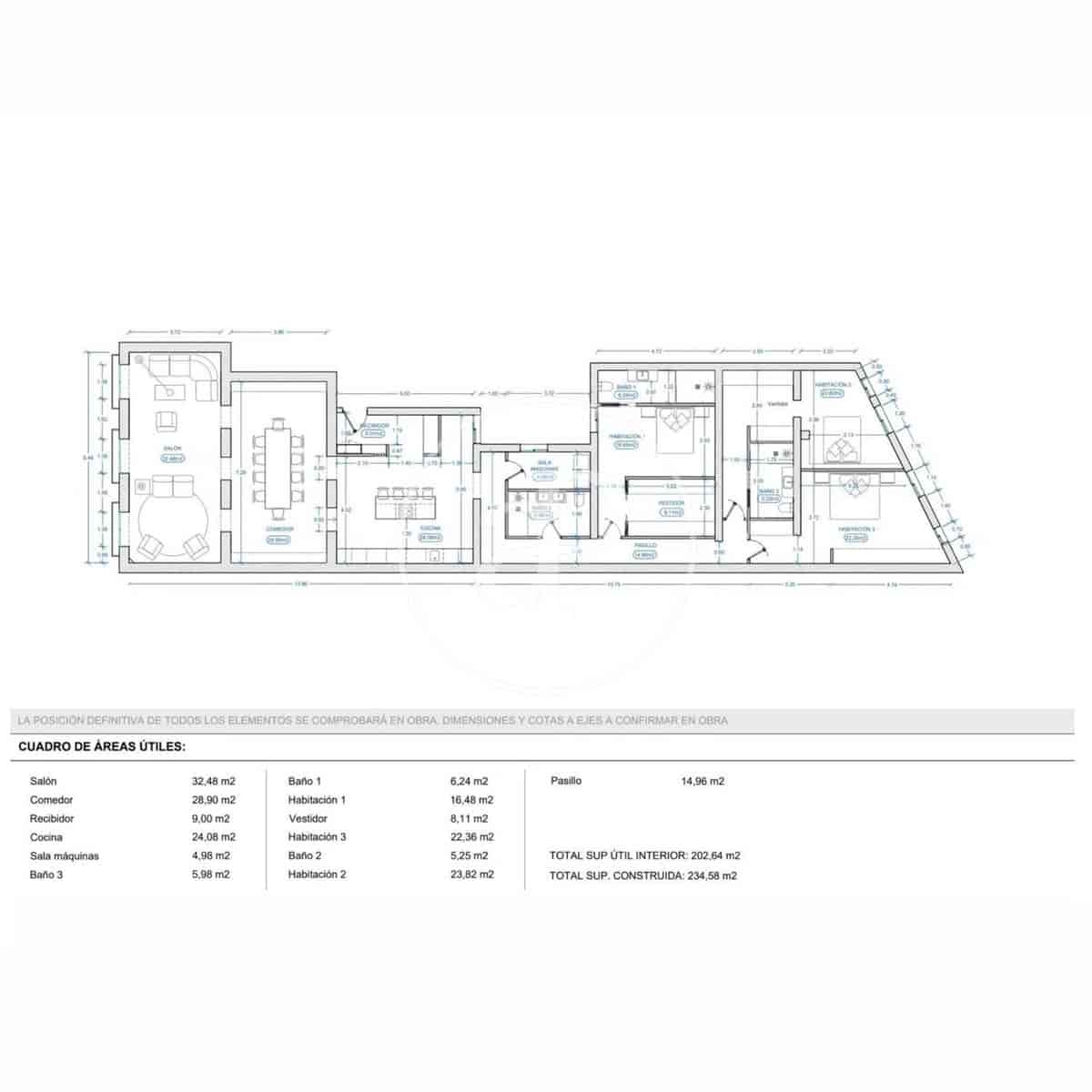 3 camera da letto Appartamento in vendita in Madrid citta - 1.850.000 € (Rif: 9362642)
