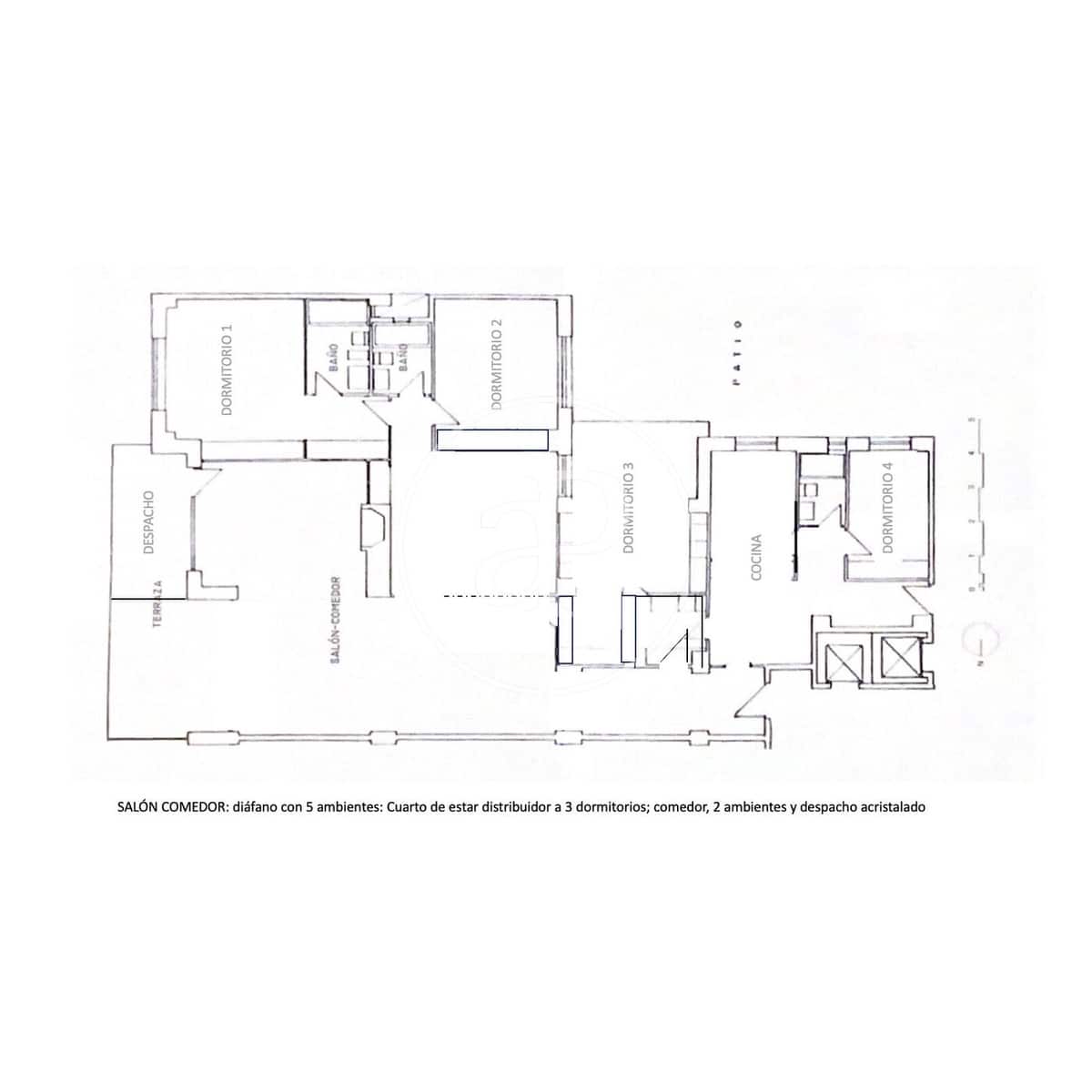 4 camera da letto Appartamento in vendita in Madrid citta - 2.250.000 € (Rif: 9367516)