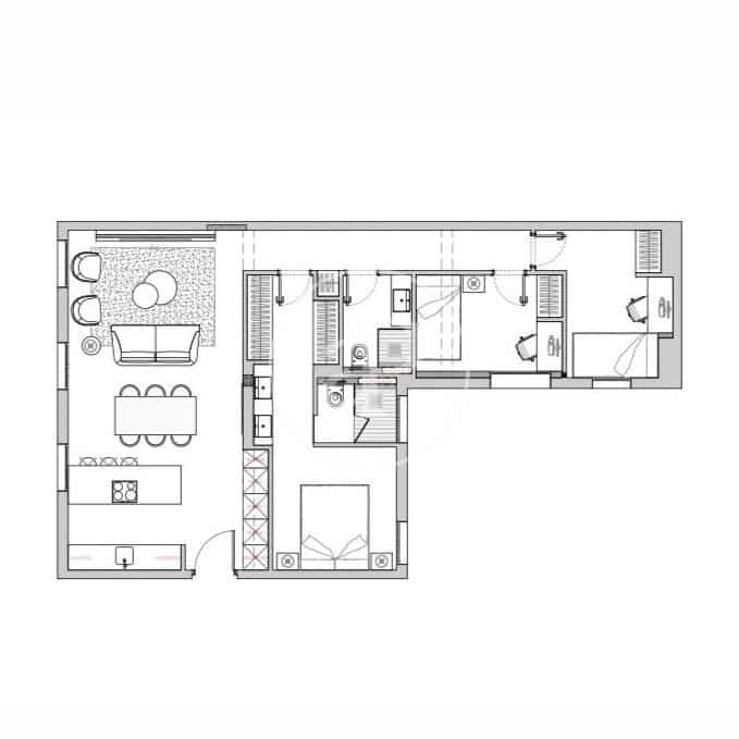 3 quarto Apartamento para venda em Madrid cidade - 850 000 € (Ref: 9372014)