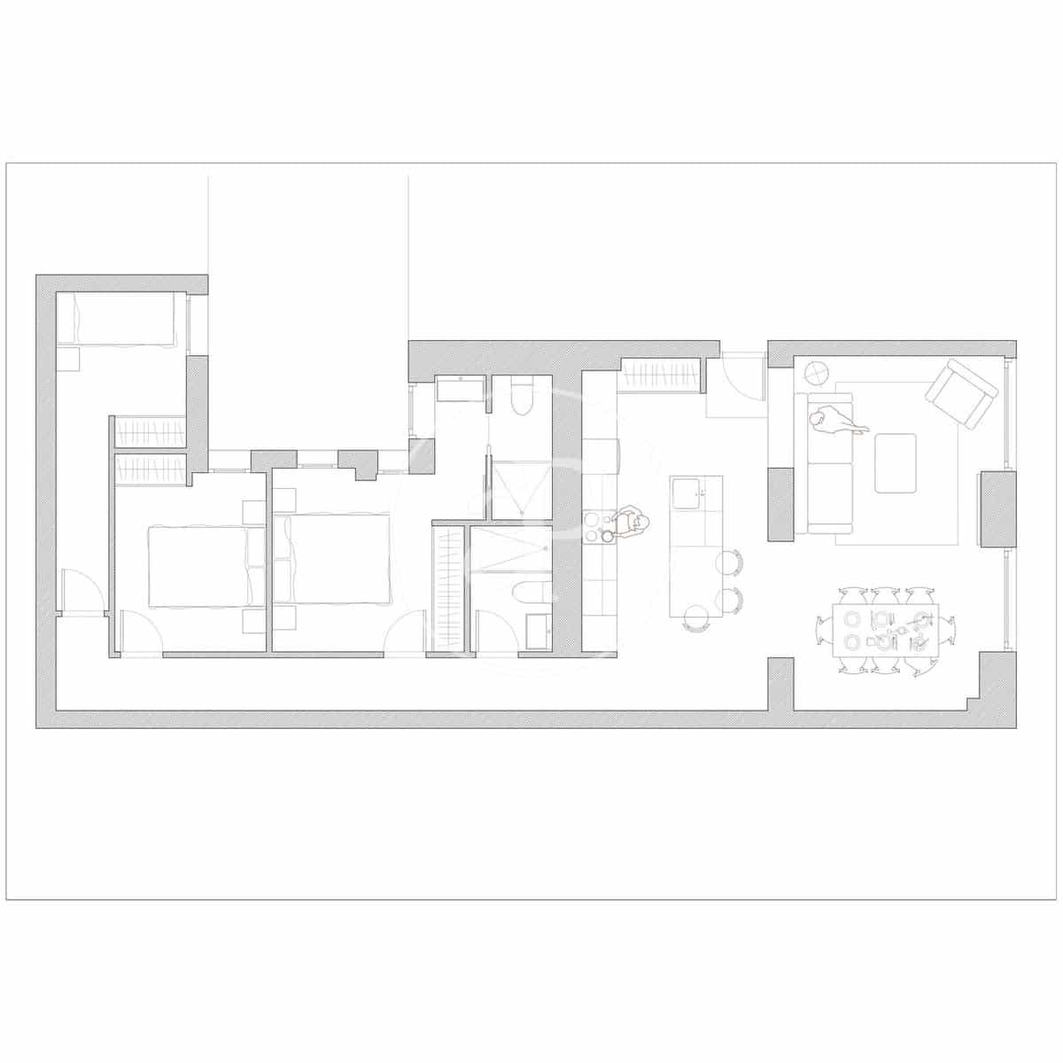 3 sypialnia Apartament na sprzedaż w Miasto Madryt - 720 000 € (Ref: 9372015)