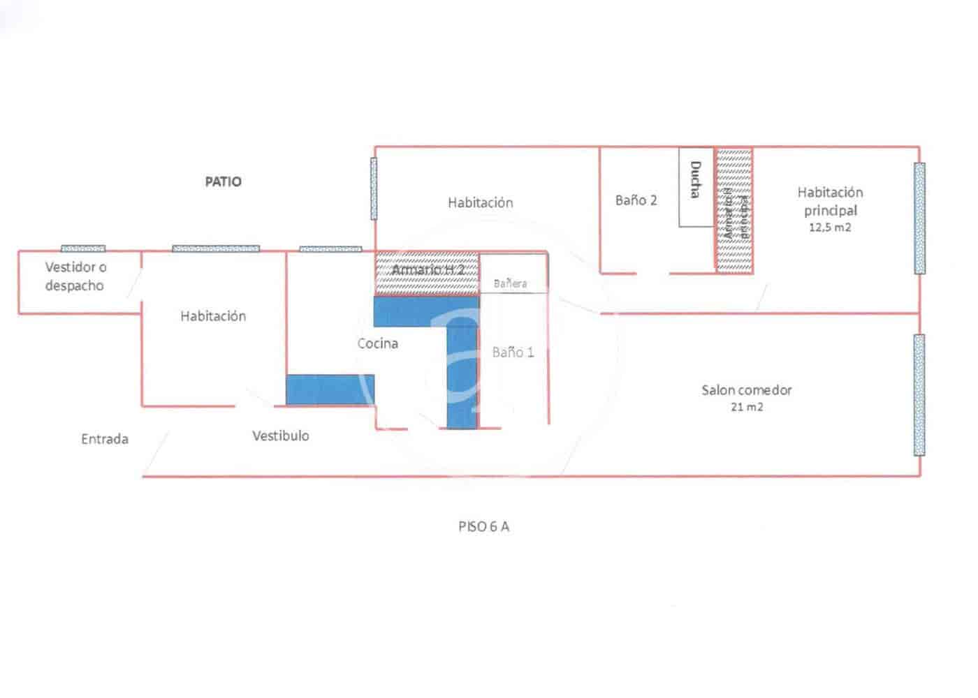 3 soveværelse Lejlighed til leje i Madrid by - € 2.600 (Ref: 9375347)
