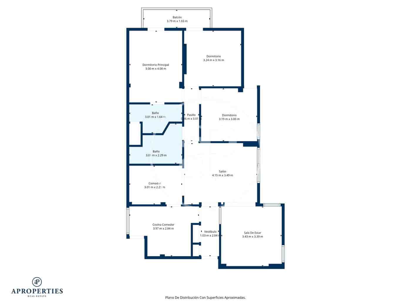 3 slaapkamer Appartement te koop in Madrid stad - € 995.000 (Ref: 9390879)