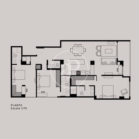 3 soveværelse Lejlighed til salg i Goya, Madrid by - € 1.590.000 (Ref: 9390882)