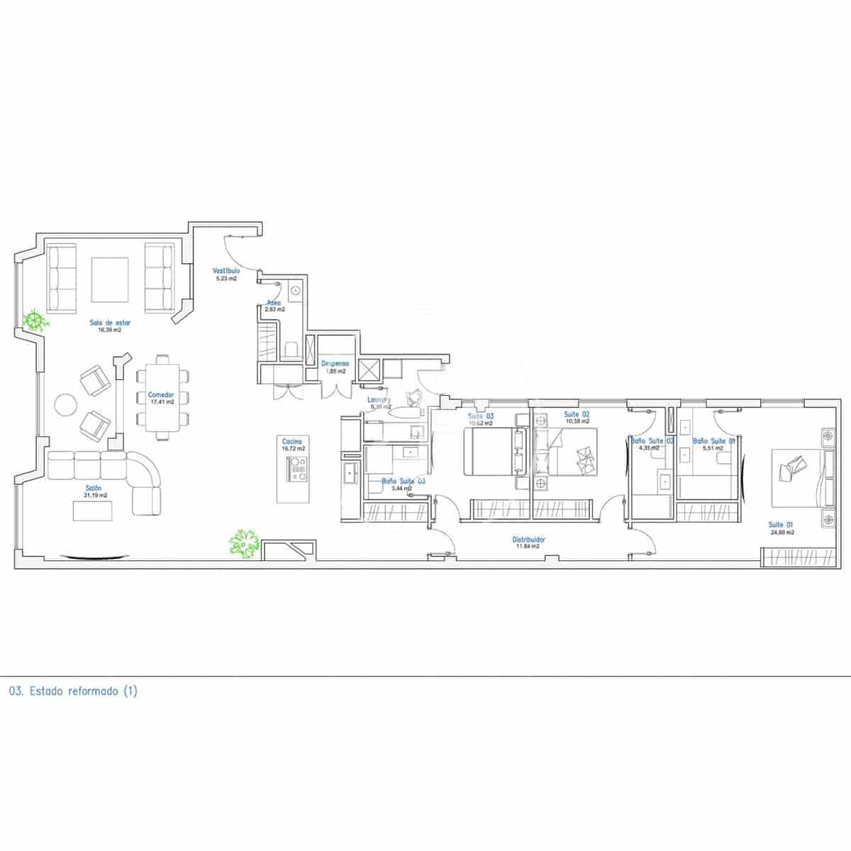 3 sovrum Lägenhet till salu i Madrid stad - 3 950 000 € (Ref: 9396009)