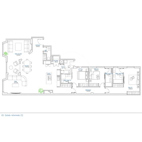 Apartamento de 3 habitaciones en Recoletos, Madrid ciudad en venta - 3.950.000 € (Ref: 9396009)