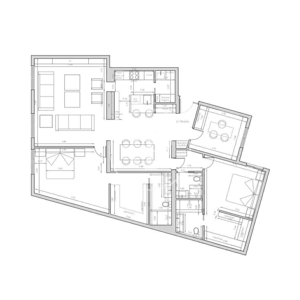 3 sovrum Lägenhet till salu i Madrid stad - 1 600 000 € (Ref: 9396011)