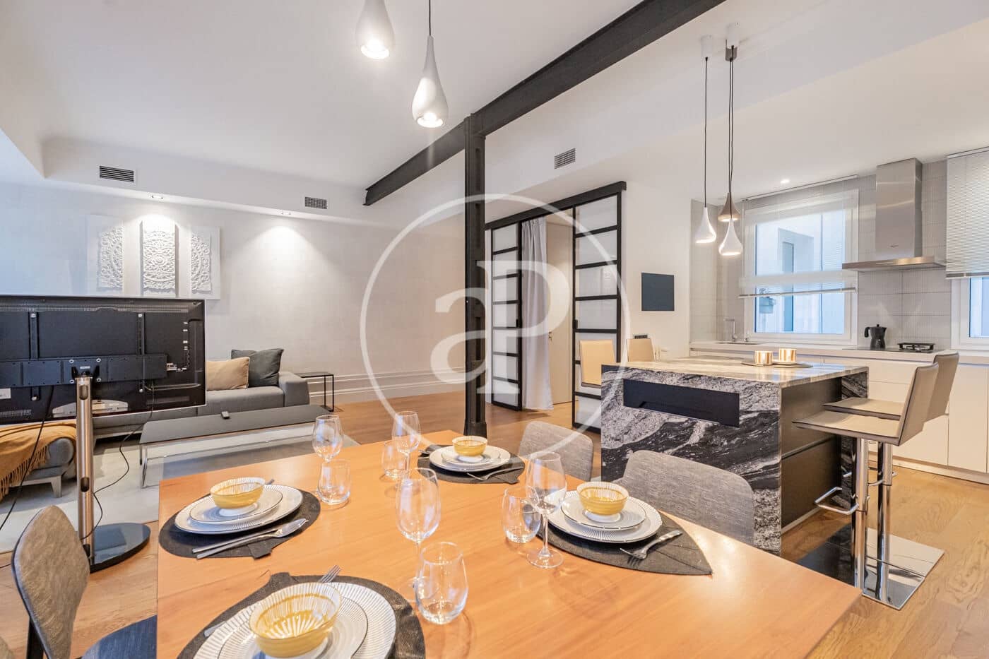 2 bedroom Apartment for rent in Madrid city - € 3,200 (Ref: 9398501)