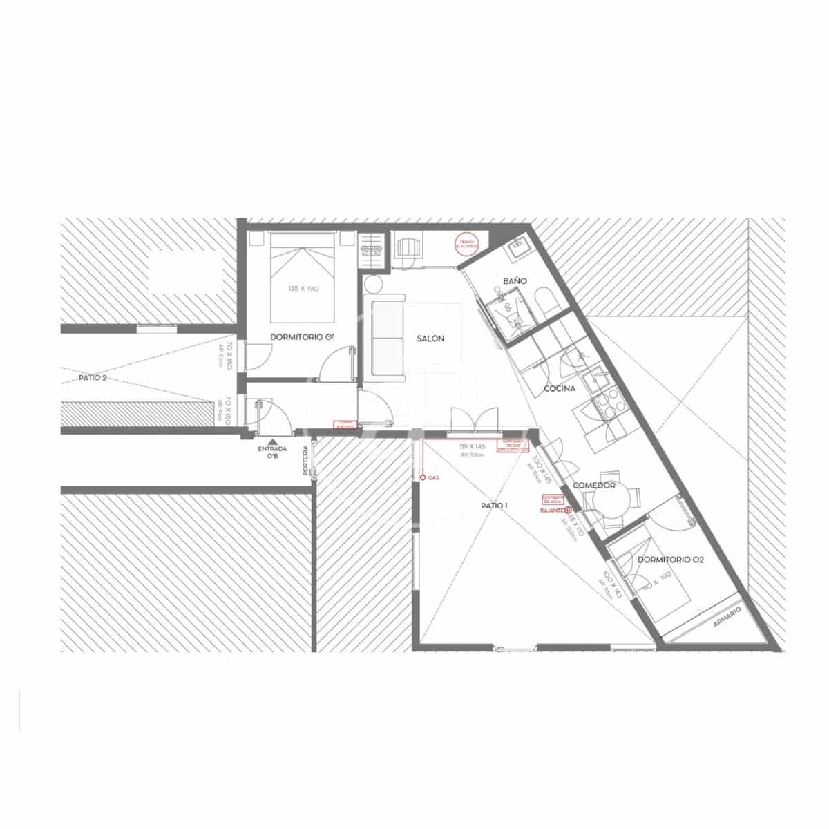 2 sypialnia Apartament na sprzedaż w Miasto Madryt - 589 000 € (Ref: 9398503)