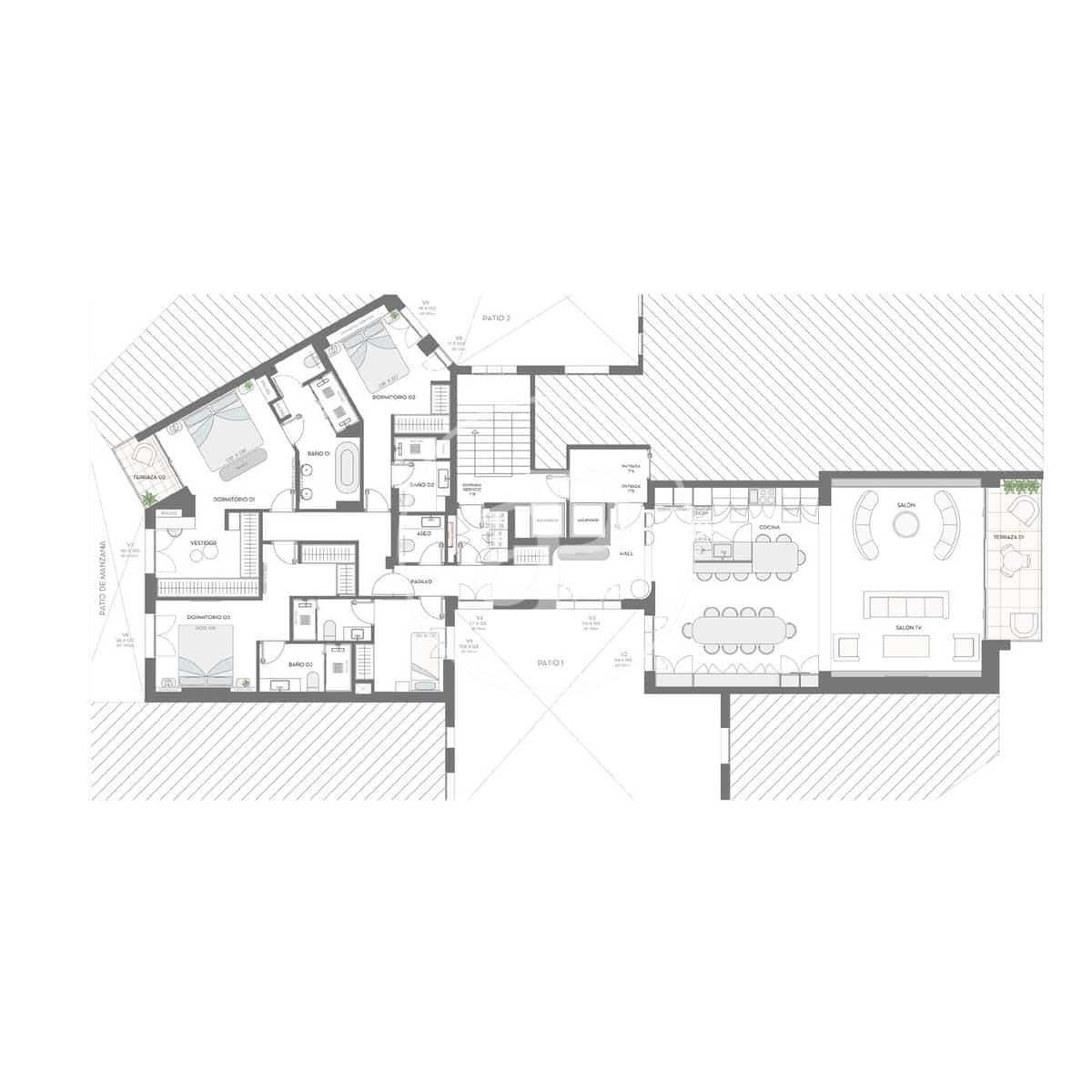 4 soverom Leilighet til salgs i Madrid by - € 4 920 000 (Ref: 9401058)