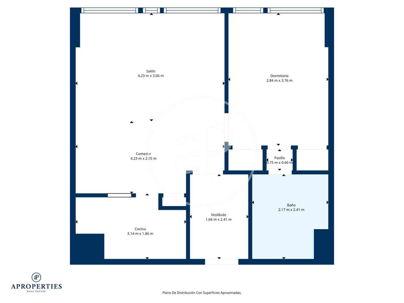 1 soverom Leilighet til leie i Madrid by - € 1 900 (Ref: 9406881)