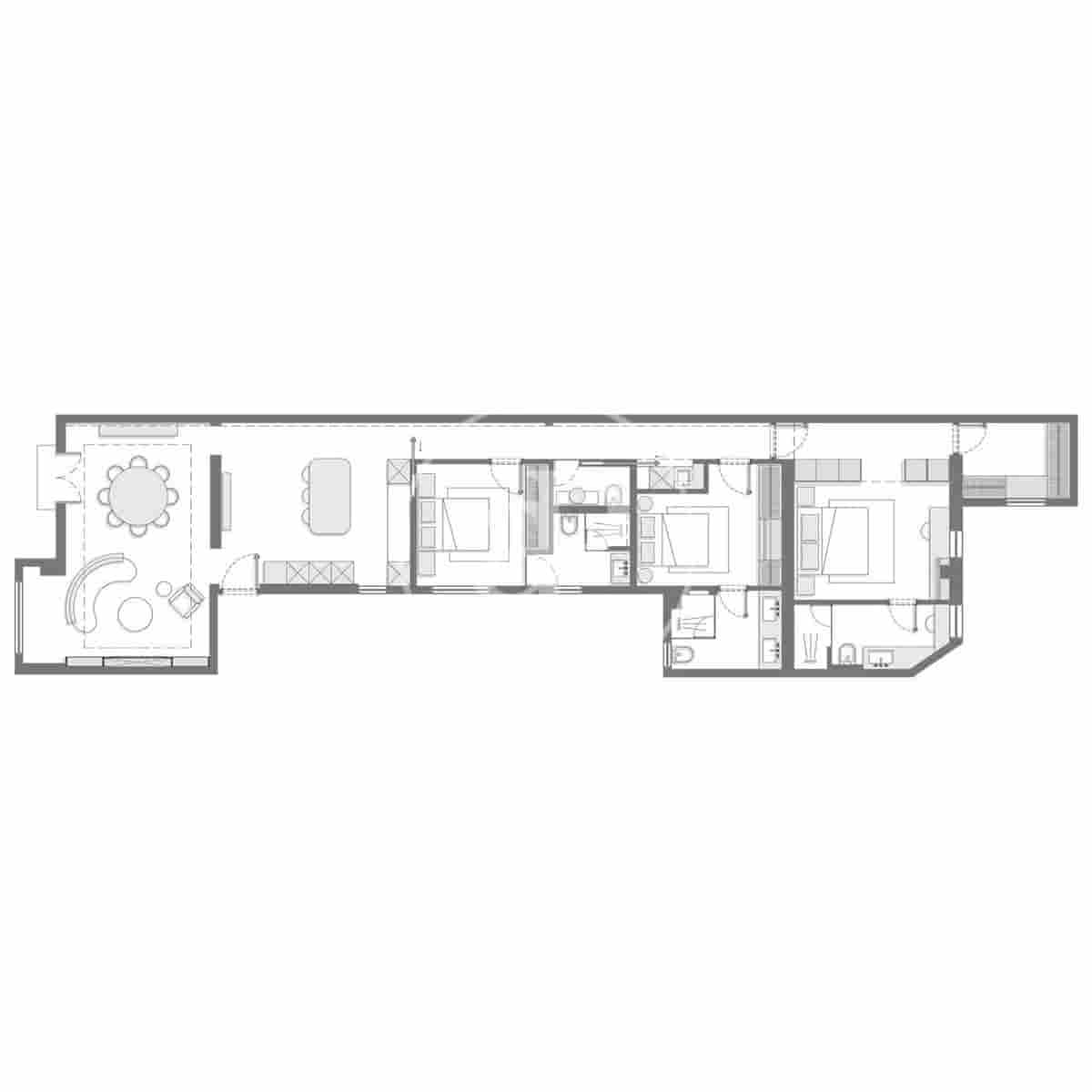 3 sypialnia Apartament na sprzedaż w Miasto Madryt - 2 450 000 € (Ref: 9410980)