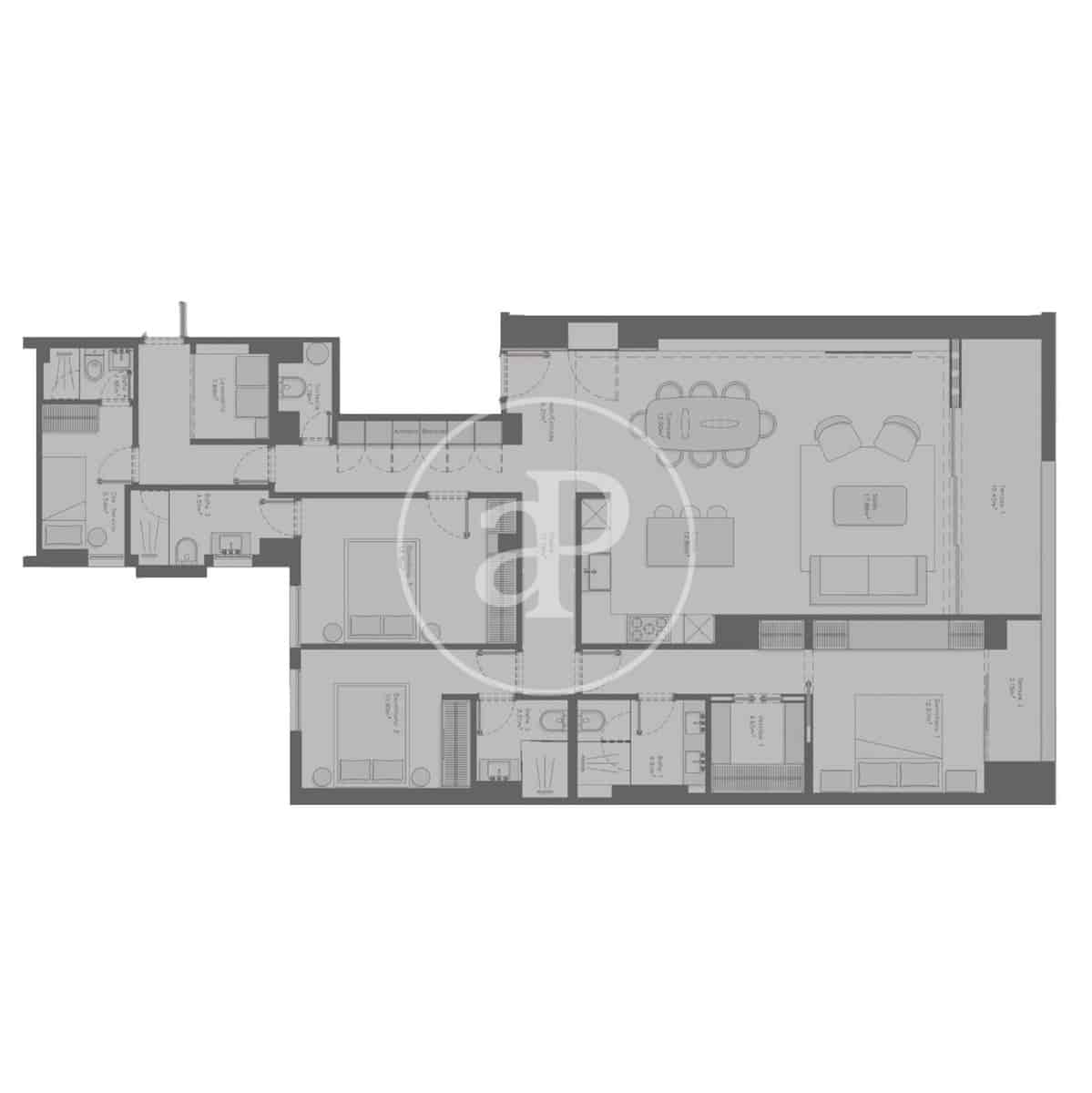 4 quarto Apartamento para venda em Madrid cidade - 2 850 000 € (Ref: 9410981)