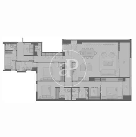 4 soveværelse Lejlighed til salg i Castellana, Madrid by - € 2.850.000 (Ref: 9410981)