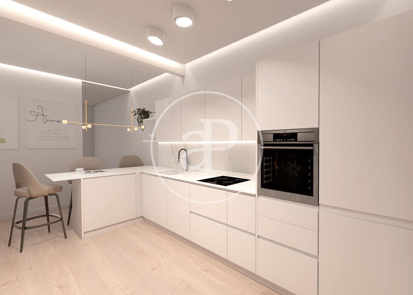 3 soveværelse Lejlighed til salg i Madrid by - € 1.590.000 (Ref: 9415945)