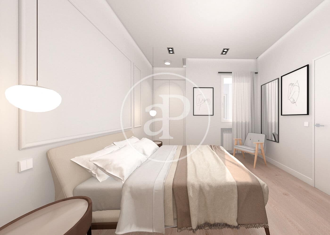 3 soveværelse Lejlighed til salg i Madrid by - € 1.590.000 (Ref: 9415945)