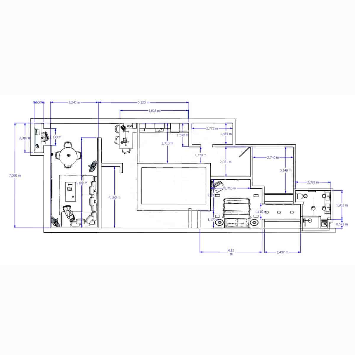 3 soveværelse Lejlighed til salg i Madrid by - € 1.590.000 (Ref: 9415945)